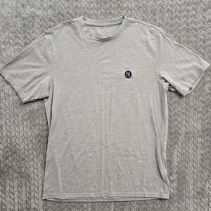 HOLDERNESS & BOURNE The Mason Shirt Heathered Gray Tailored Fit M Premium Cotton